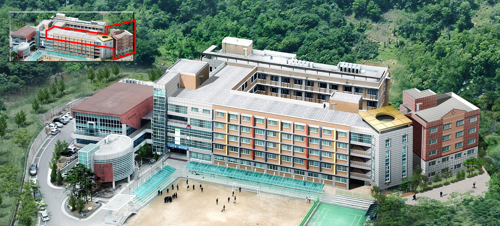 기숙형고등학교 이미지