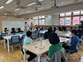 용연초, 손끝에서 피어나는 감성! 라탄아트 체험활동 실시
