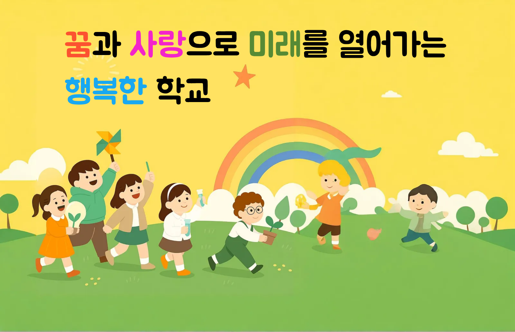 꿈과 사랑으로 미래를 열어가는 행복한 학교